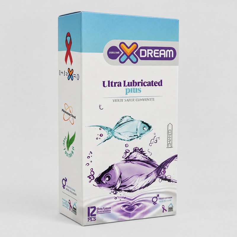 کاندوم ایکس دریم مدل Ultra Lubricated بسته 12 عددی