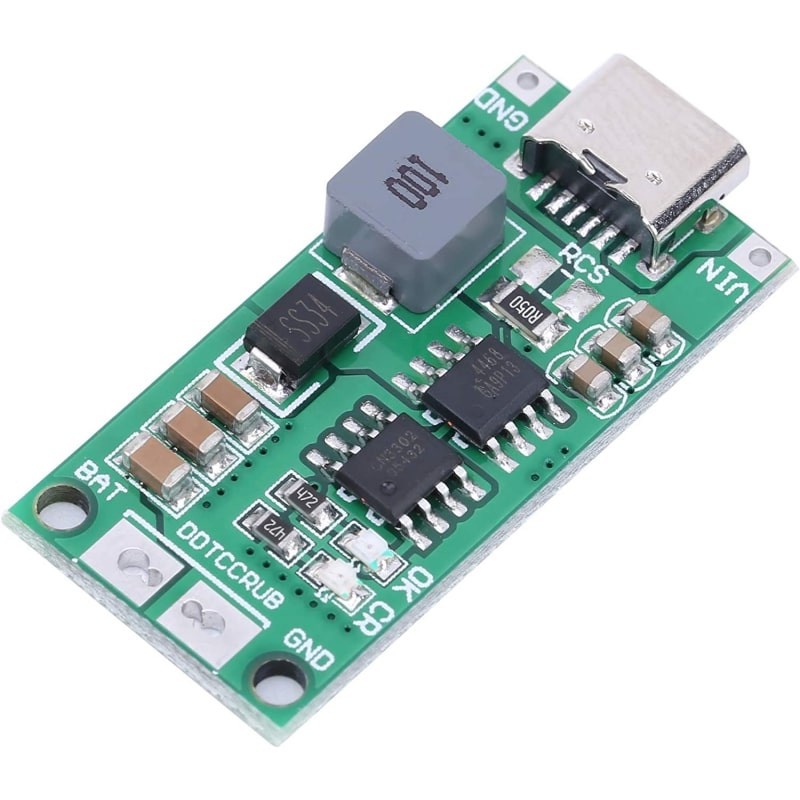 ماژول شارژ باتری لیتیومی 3 سل 2 آمپر مدل USB TYPE-C