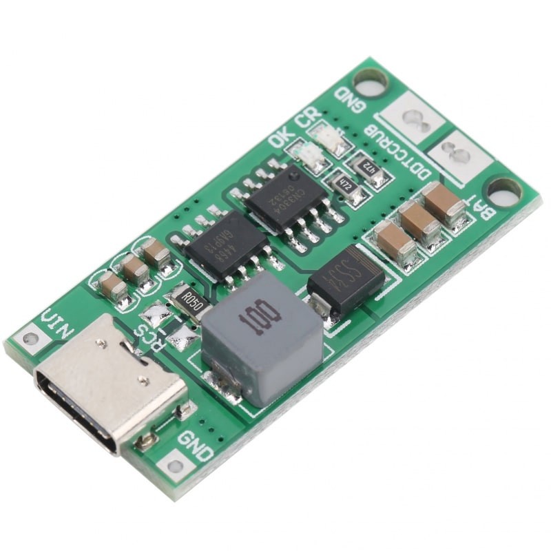ماژول شارژ باتری لیتیومی 3 سل 2 آمپر مدل USB TYPE-C