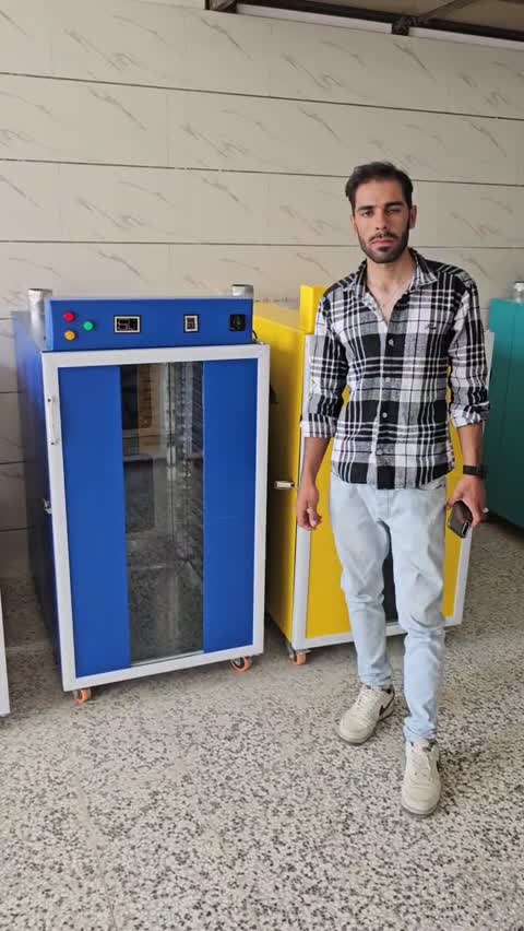 میوه خشککن صنعتی برقی17 سینی صنعتی 90 کیلوگرم