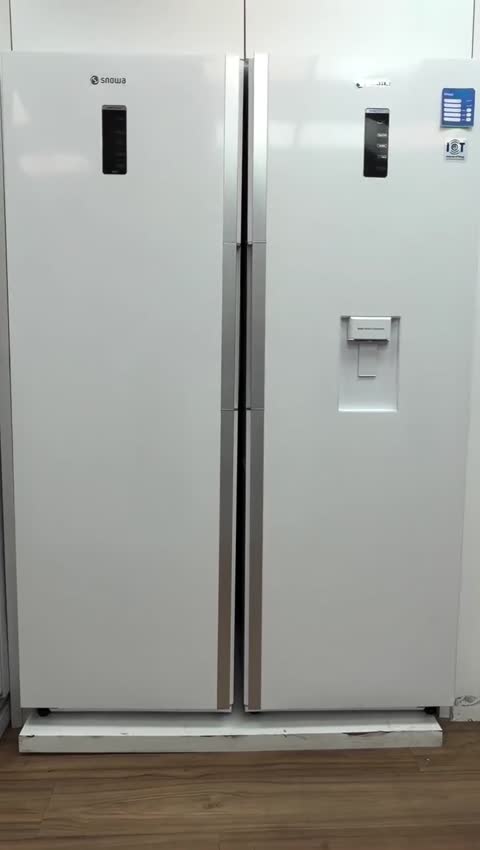 یخچال فریزر دوقلو اسنوا مدلSRDi/SFDi-M211GW سفیدجدید