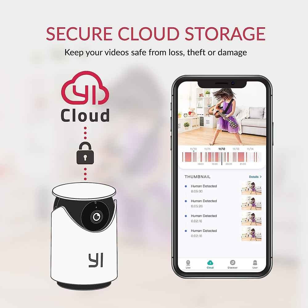 دوربین مداربسته YI مدل Dome U 2Kجدید
