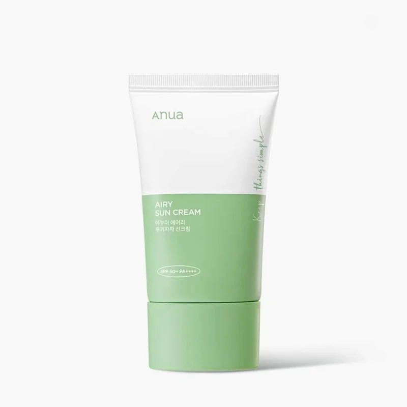 ضد آفتاب تسکین دهنده آنوا مدل ANUA Airy Sun Cream SPF50+ | اصل