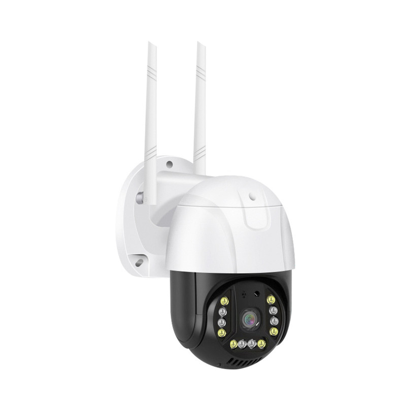 دوربین مداربسته تحت شبکه چرخشی 2 مگاپیکسل مدل V380-P20، با اتصال بیسیم Wi-Fi و باسیم LAN، چرخش افقی 350 و عمودی 90 در...