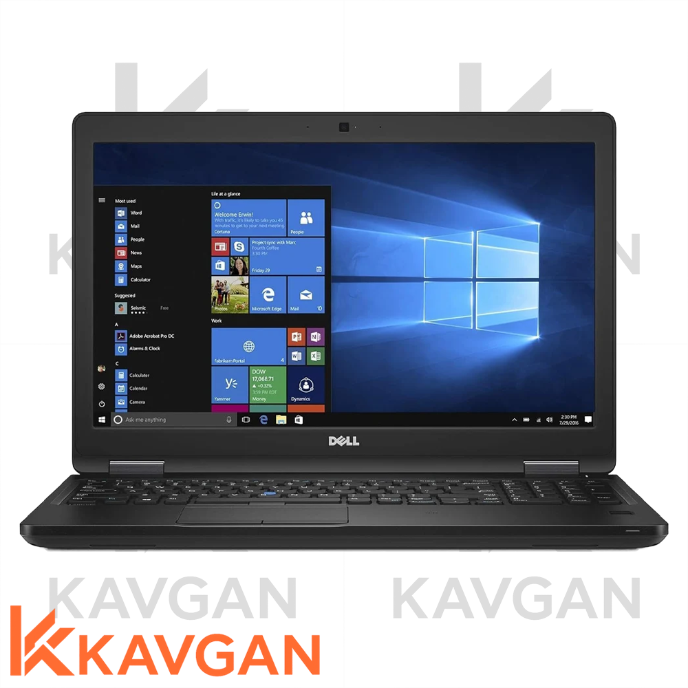 لپ تاپ دل نسل 7 Dell Precision 3520 i7 7820HQ 8 256 2G M620 FullHDجدید