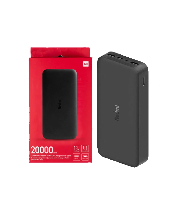 پاور بانک شیائومی 20000 میلی آمپر redmi مدل 1جدید