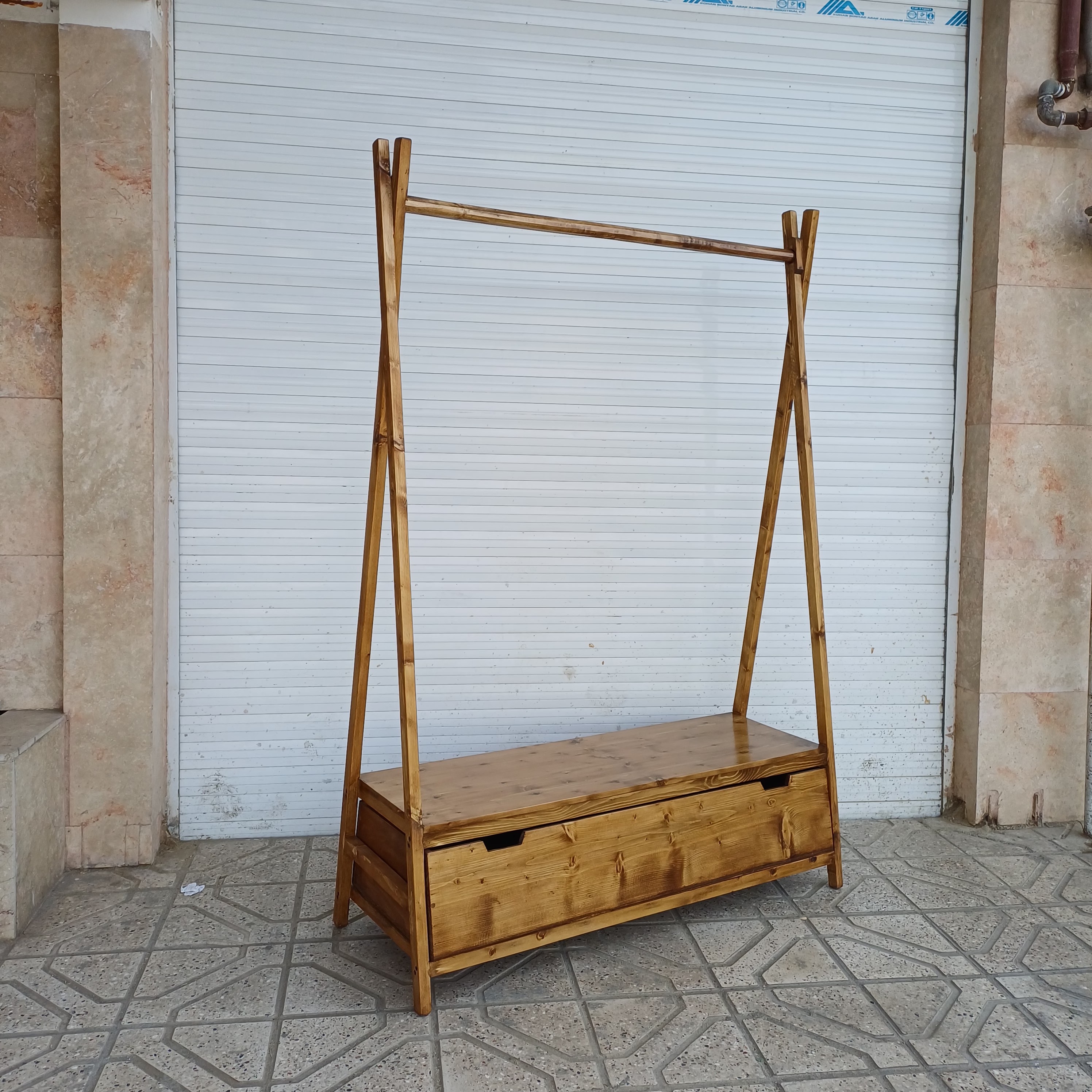 رگال لباس چوبی سرخپوستی مدل کشودار جدید