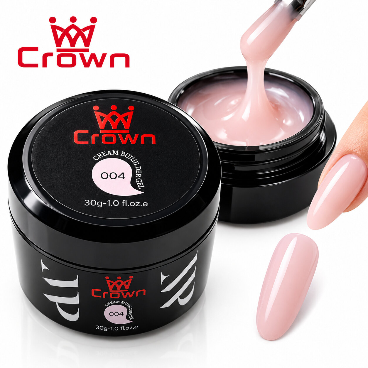 *بیلدر ژل برند کراون (Crown) کد 004 رنگ صورتیجدید