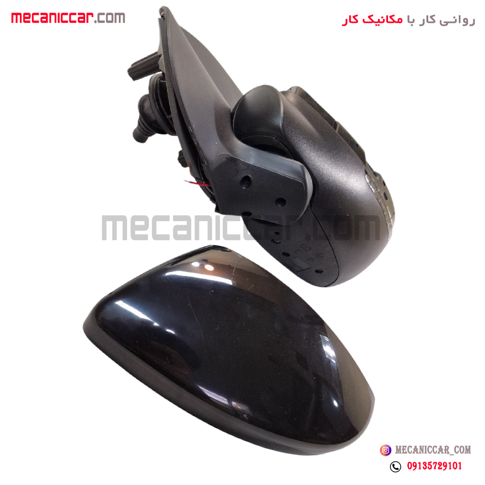اینه کامل دستی چپ راهنمادار پژو 207 کاوج