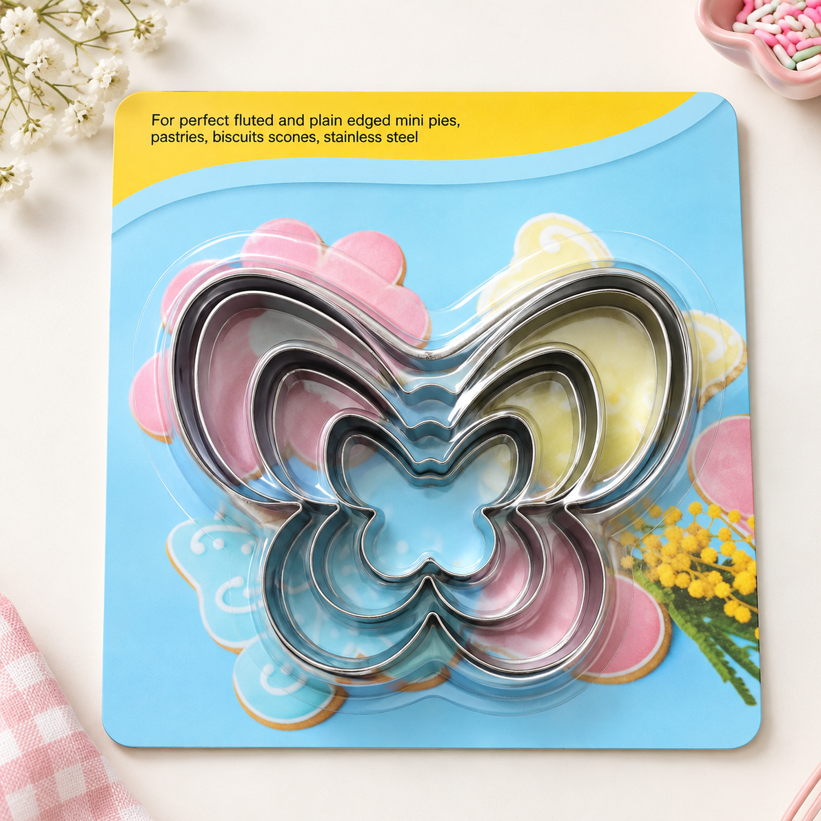 کاتر پروانه ای بسته 3 عددیجدید