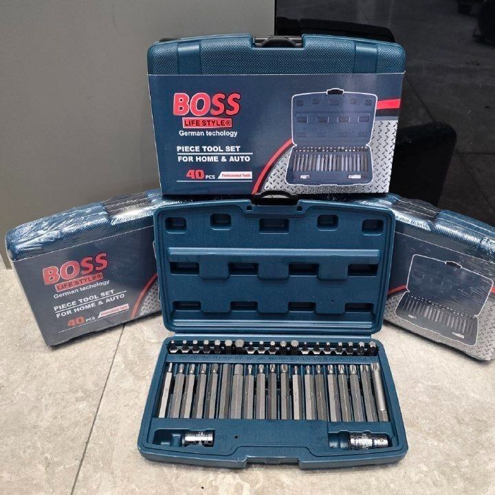 مجموعه بکس نوک خور 40 عددی باس Bs-40Ppcsجدید
