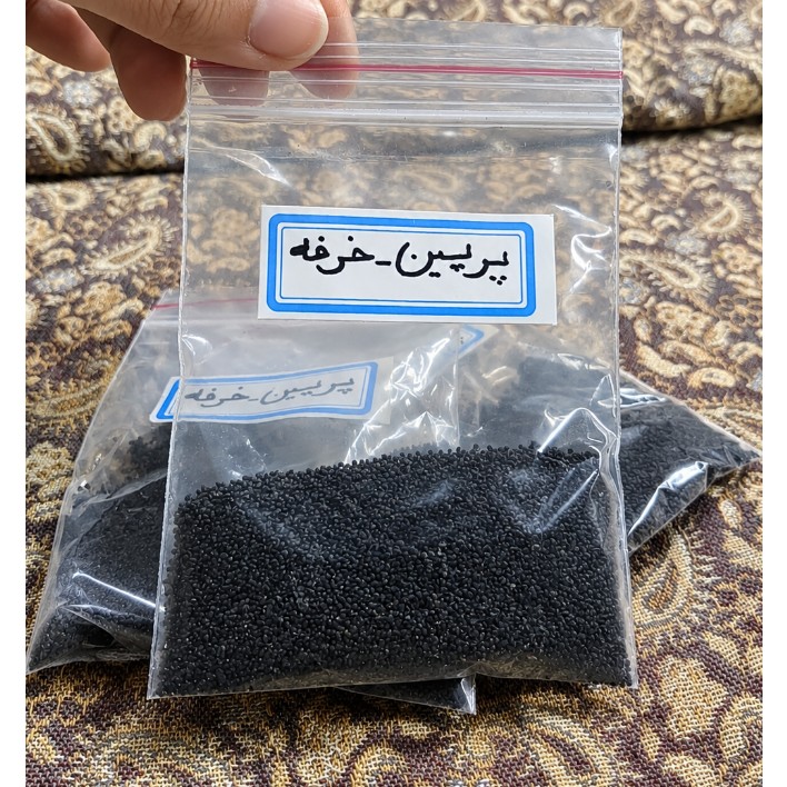 بذر پرپین یا تخم پرپین (خرفه) بسته 10 گرمی 