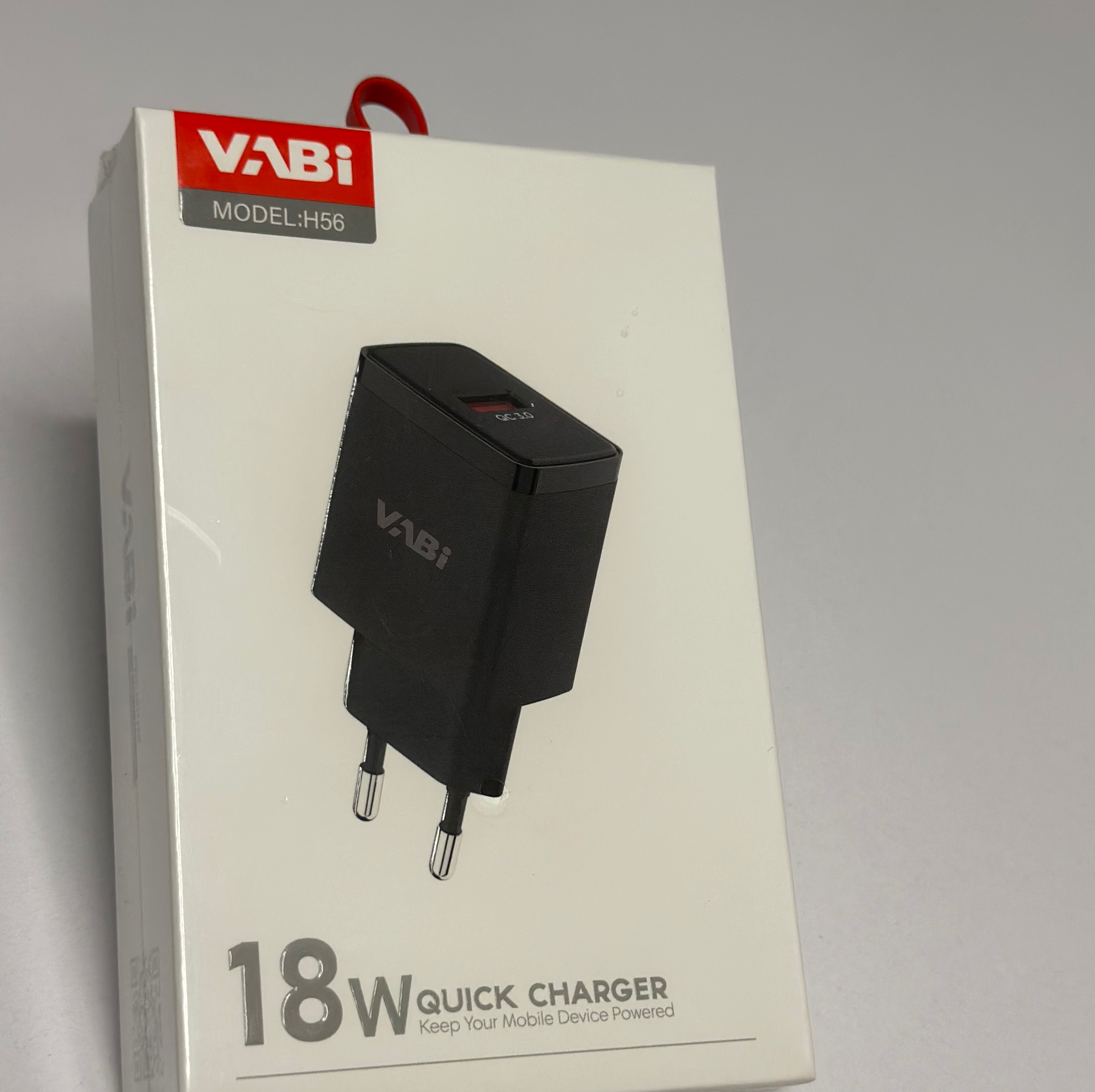 شارژر دیواری فست شارژ تک پورت وابی مدل H56 18W