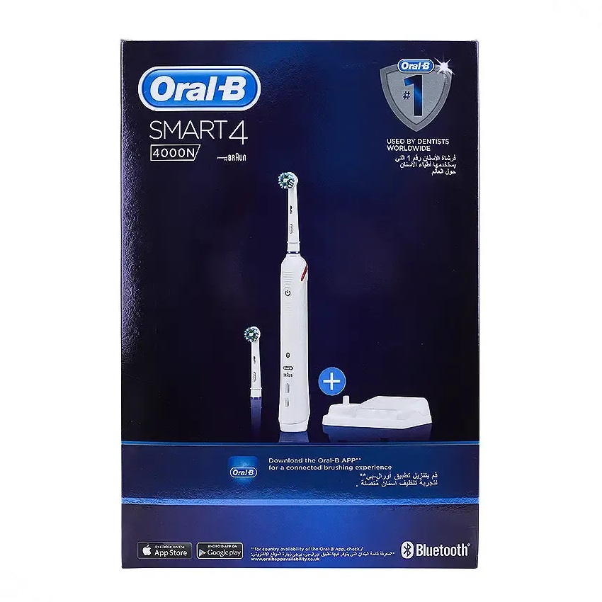 مسواک برقی اورال بی Oral-B Smart 4 4000N Bluetooth قابلیت اتصال بلوتوث به اپلیکیشن