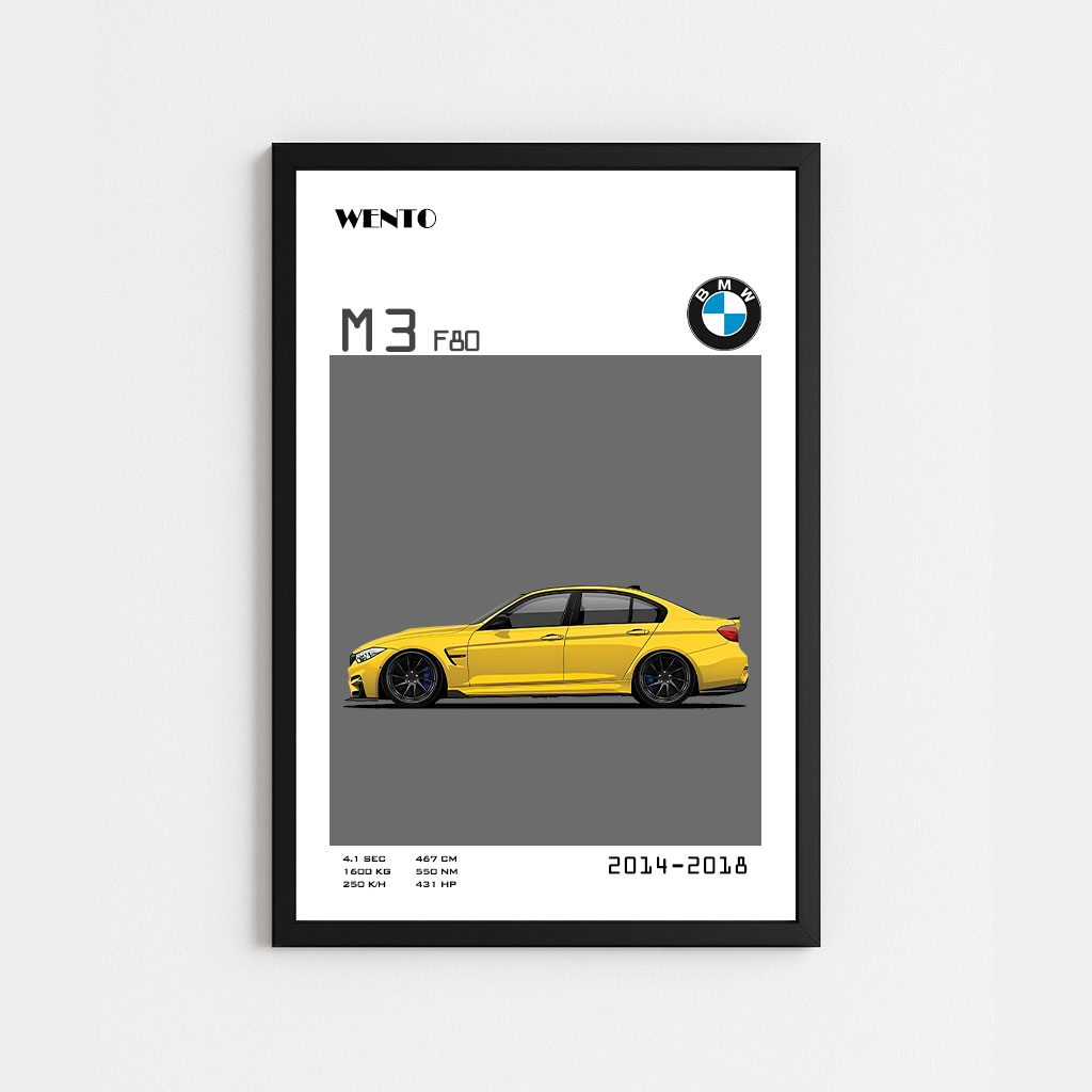 تابلو ماشینی بی ام و سری 3|BMW M3