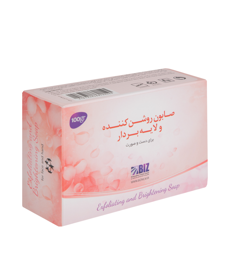 صابون روشن کننده و لایه بردار بیز 3 عددی