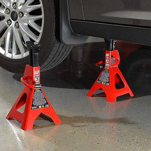 خرک دنده ای جک صنعتی ماشین RABIN مدل رابین RJS-03 پک 2 عددی ظرفیت تحمل وزن 3T تن بدنه فولادی متناسب تمامی خودروها مختلفجدید