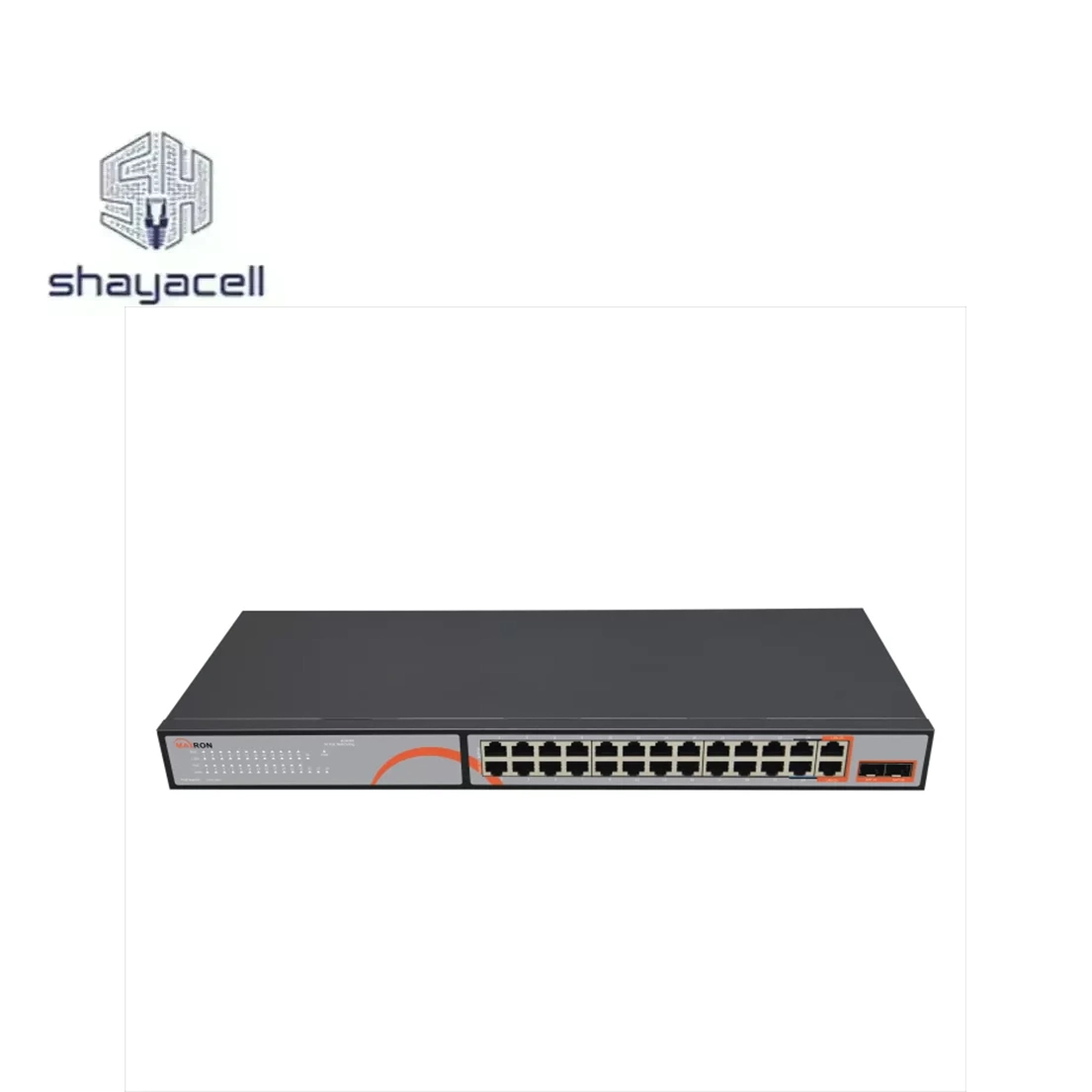 سوئیچ 24 پورت مکسرون مدل MSW-3224GFP-2GL-300I