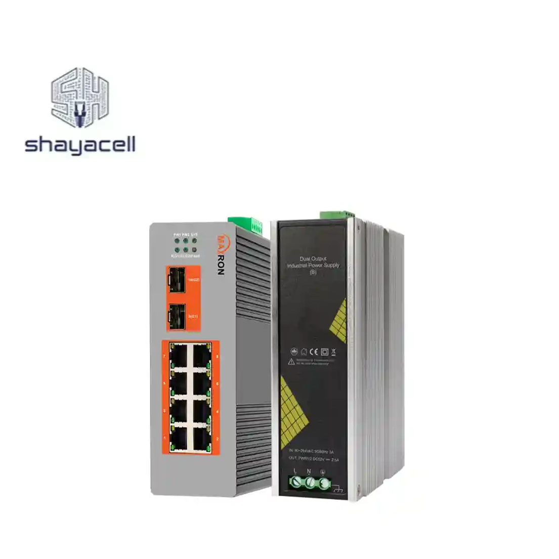سوئیچ 8 پورت مدیریتی صنعتی مکسرون مدل MSW-5208GPI-240Iجدید