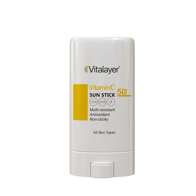 ضدآفتاب استیکی ویتامین C ویتالیر | SPF50 | بدون چربی و مناسب انواع پوست ، وزن 15 گرم