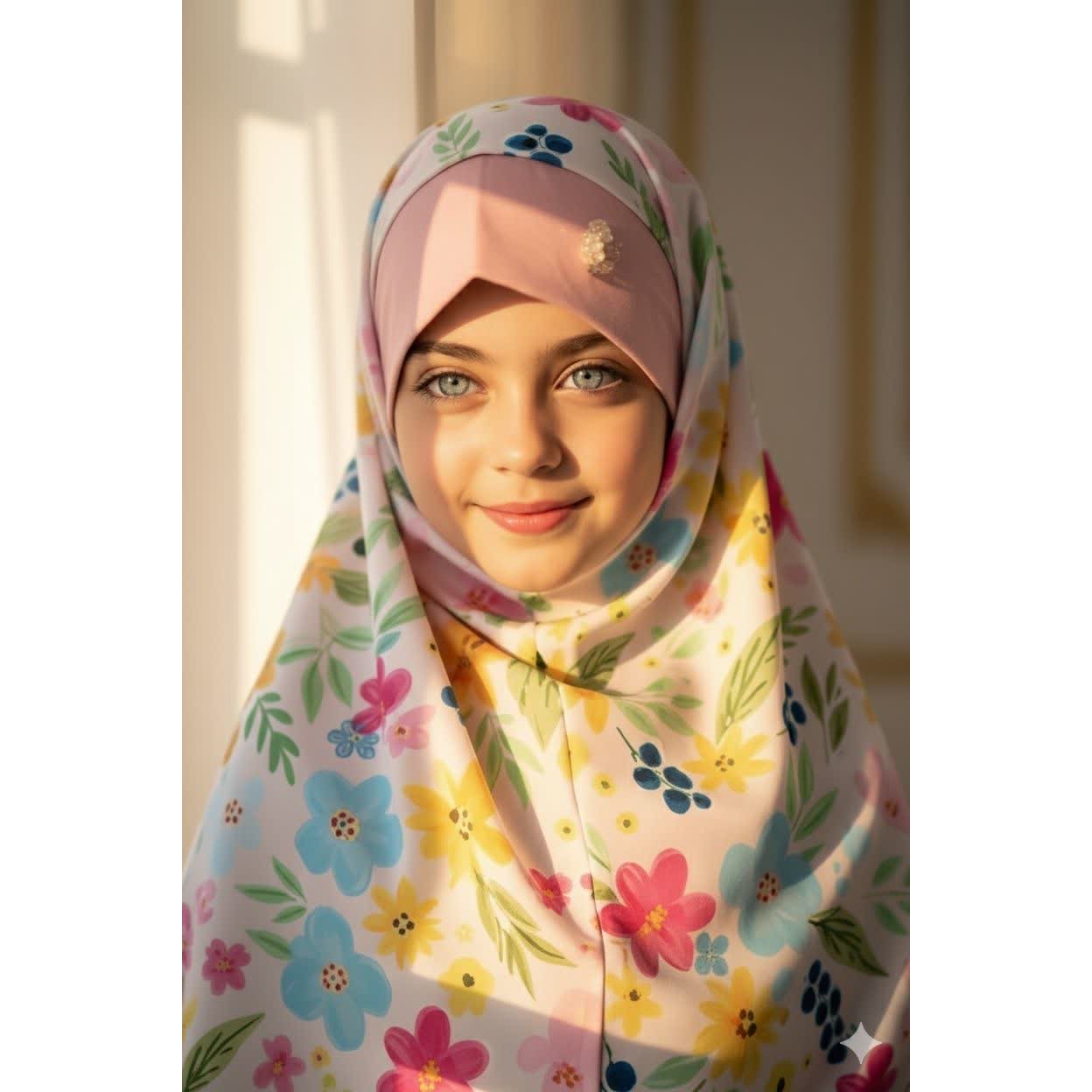 مقنعه دخترانه حسنا(لطیف و خوشگل) 