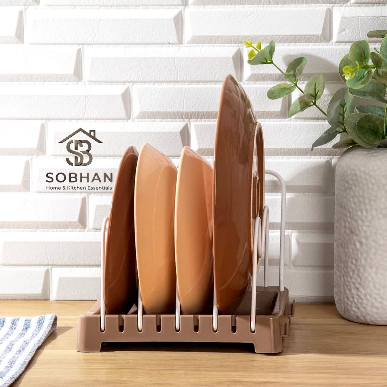 استند نگهدارنده درب قابلمه و بشقاب هوم کت Homeket
