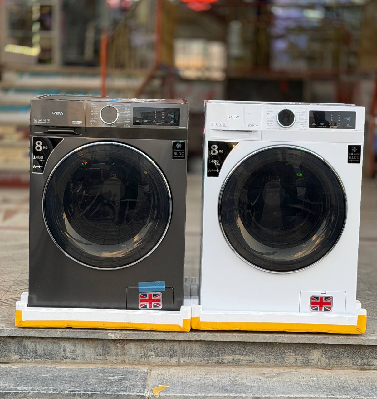 ماشین لباسشویی یونیوا 8 کیلویی مدل UN-8WBL MAXPRO