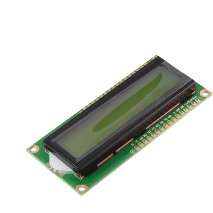 LCD کاراکتری 2x16 پین دوطرفه بک لایت سبزجدید