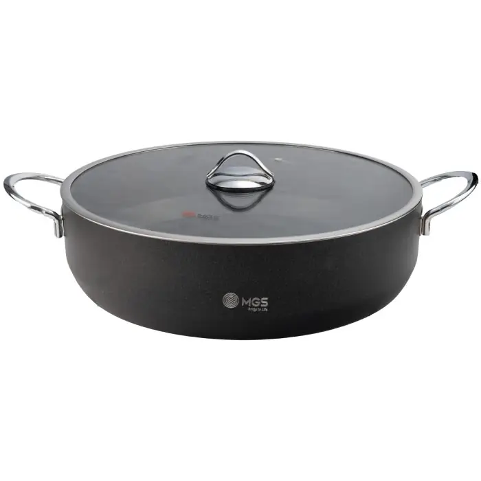 تابه گرانیت دو دسته MGS سایز 36 مدل گارنت
