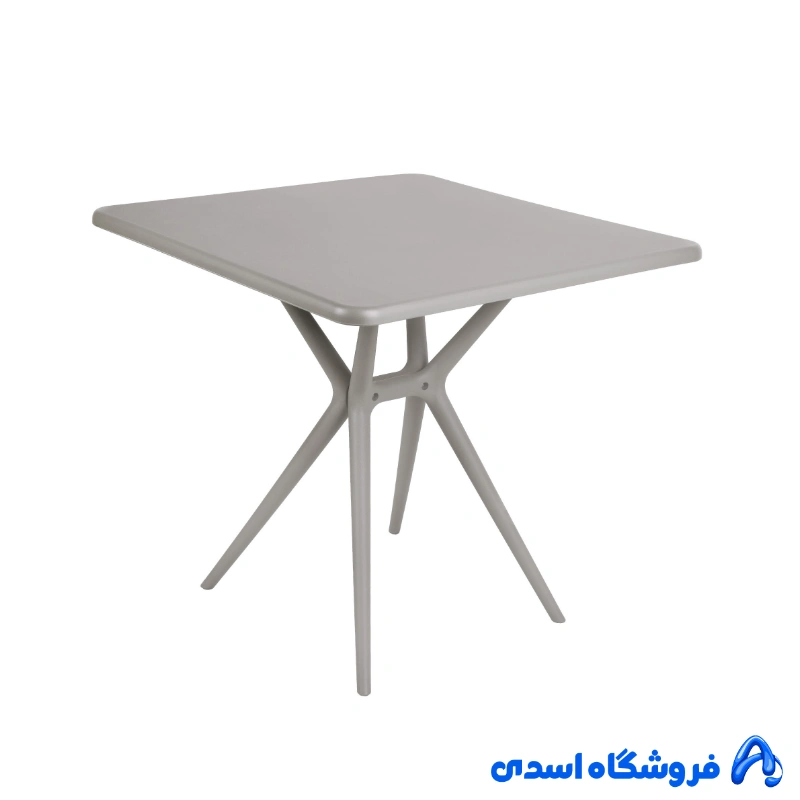 میز باغی و ویلایی بابل مدل تیکا با صفحه مربع