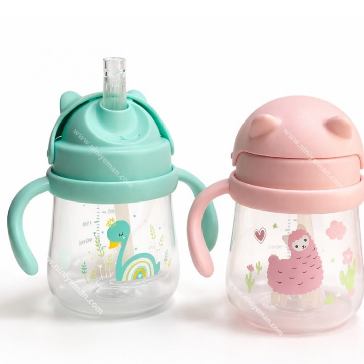 لیوان آبمیوه خوری 270 میل دسته دار HUGGY BUGGYجدید