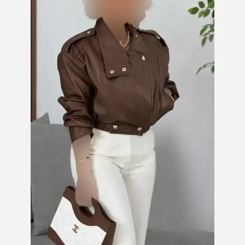 کاپشن چرم مدل نیسان جنس چرم مسکو