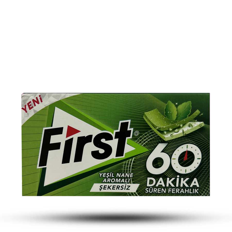 آدامس نعنایی فرست First بدون قند بسته 14 عددی