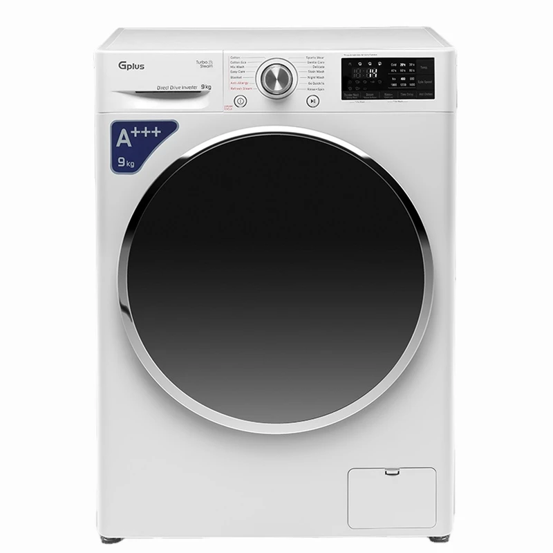 ماشین لباسشویی جی پلاس GWM-R99W رنگ سفید