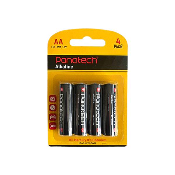 باتری قلمی آلکالاین پاناتک (Panatech) مدل AA - بسته ۴ عددیجدید
