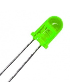 LED سبز مات (خودرنگ) سایز 5mm- بسته 40 عددیجدید