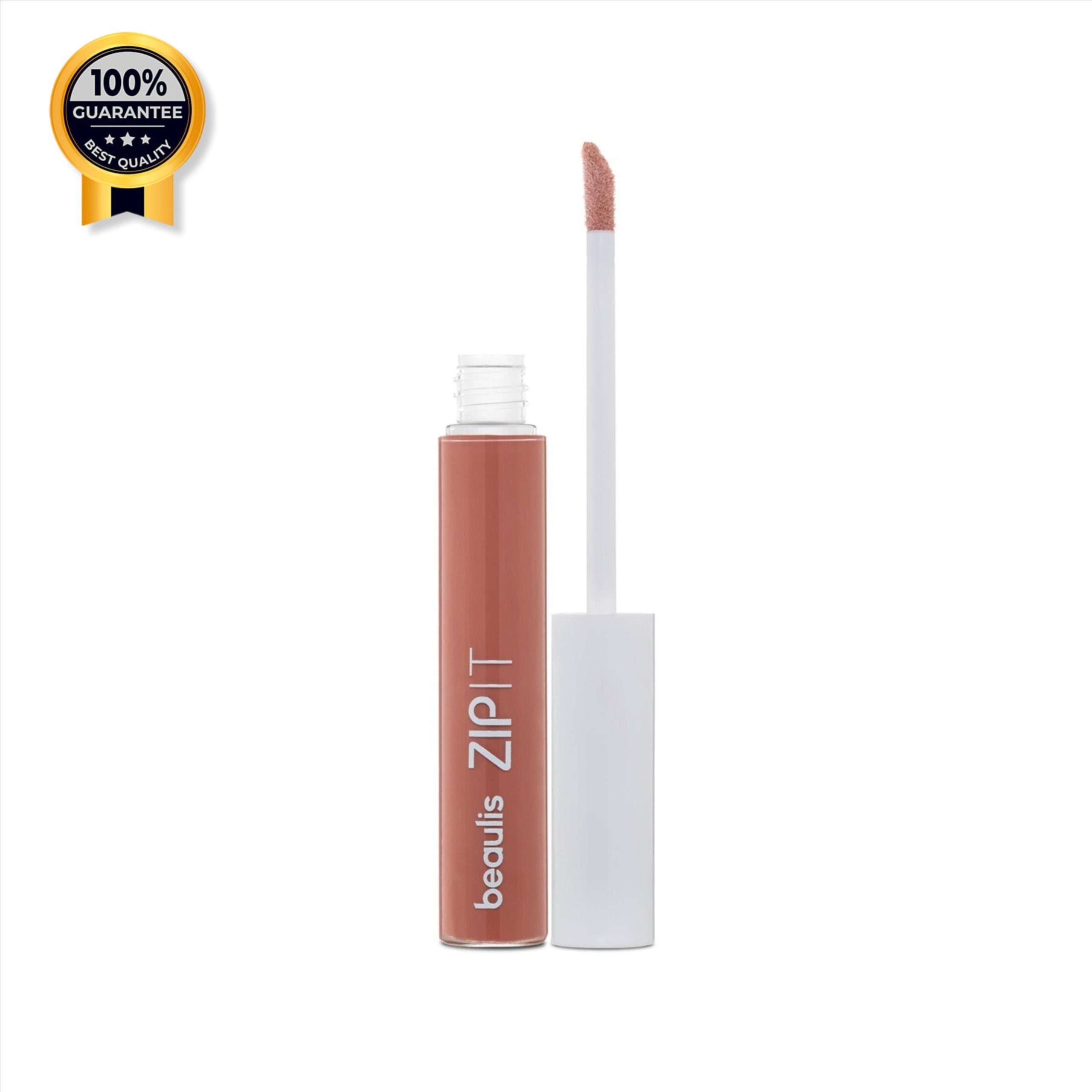 رژ لب مایع بیولیس Beaulis اورجینال مات سری Zip it رنگ 116 Nude Peach