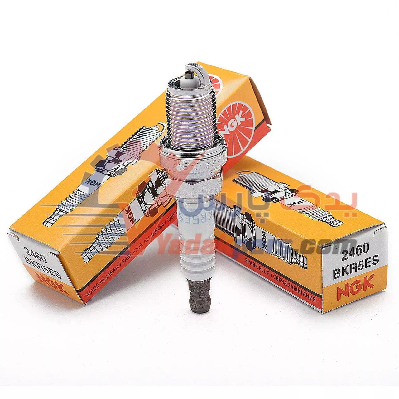 شمع انجیکا پایه کوتاه انژکتور نیکل - کد 2460 (بسته 4عددی)