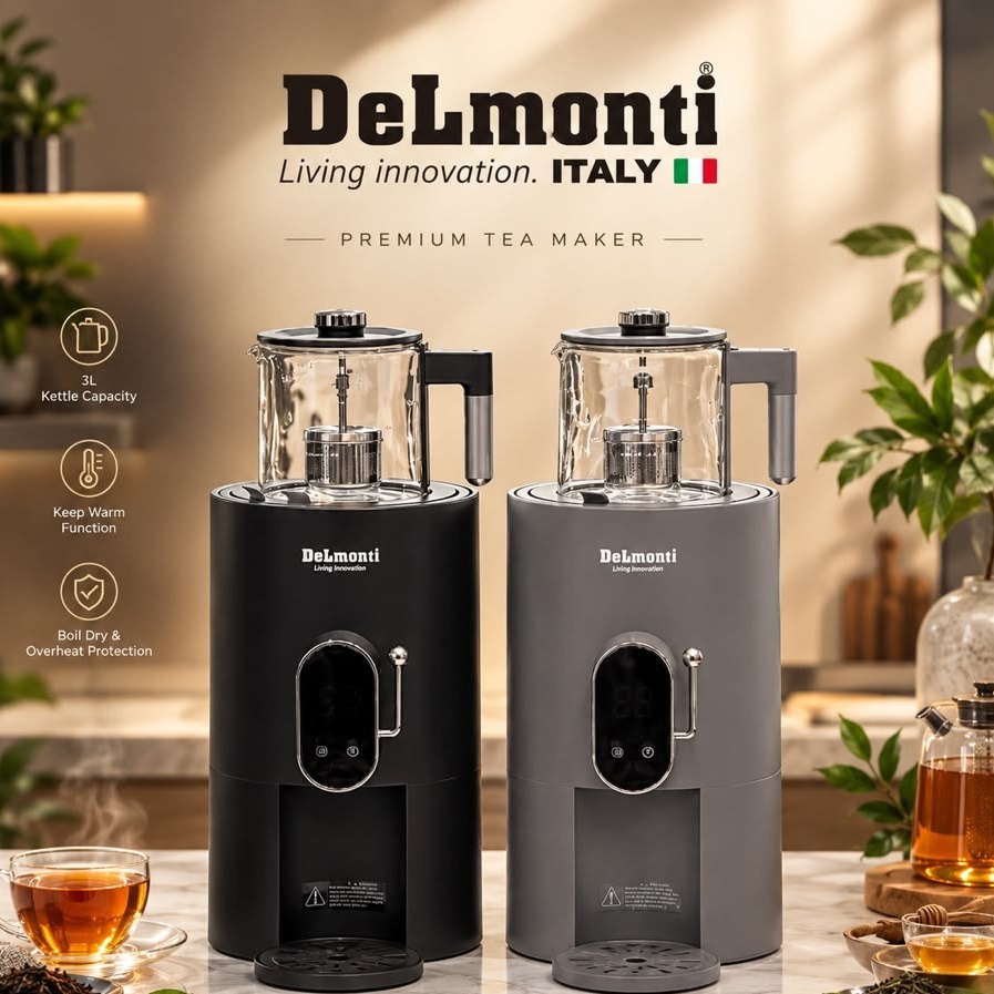 چای ساز سماوری دلمونتی ایتالیا مدل DL440