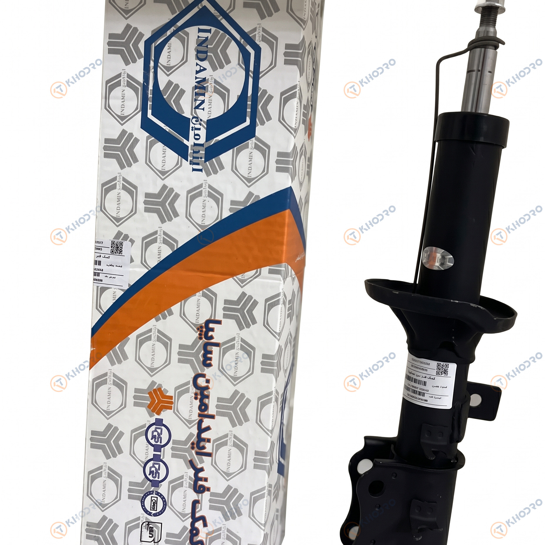 کمک فنر عقب ریو ، تیبا و ساینا CNG تقویتشده برند کی تی خودرو (مناسب دوگانهسوز و کوییک)جدید