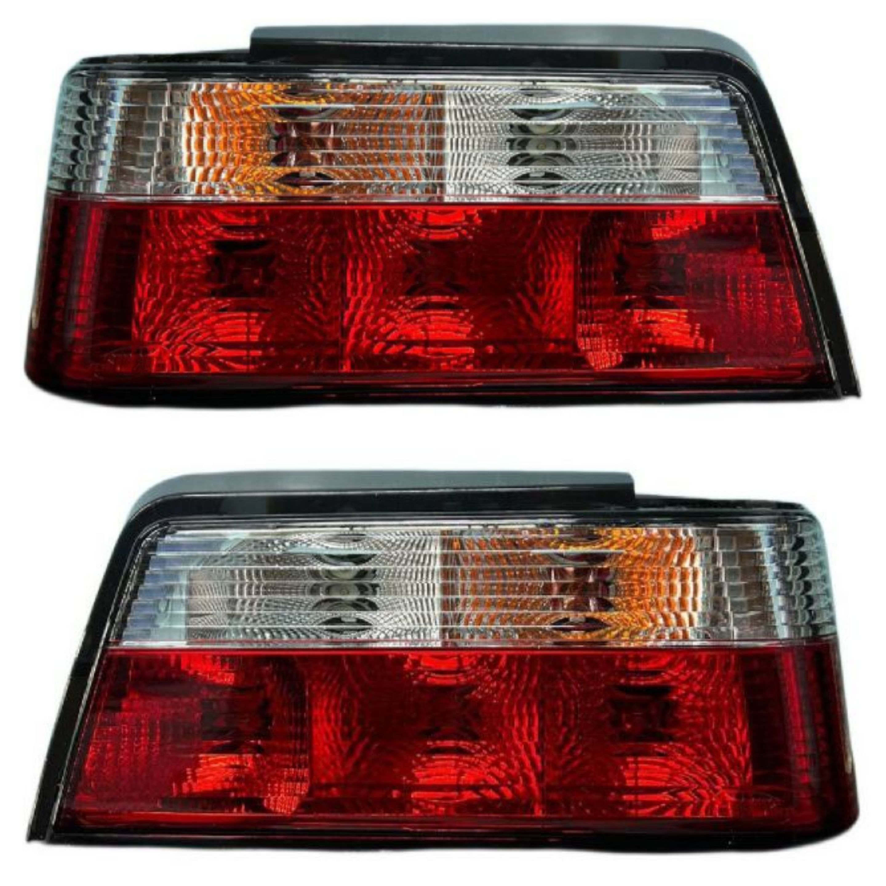 چراغ پژو 405 طرح BMW سری 3 قرمز سفید جفتی