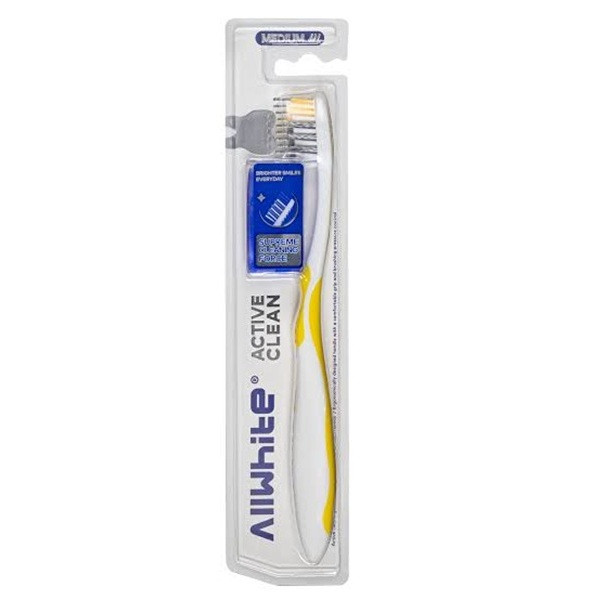 مسواک برس متوسط Active Clean آل وایت