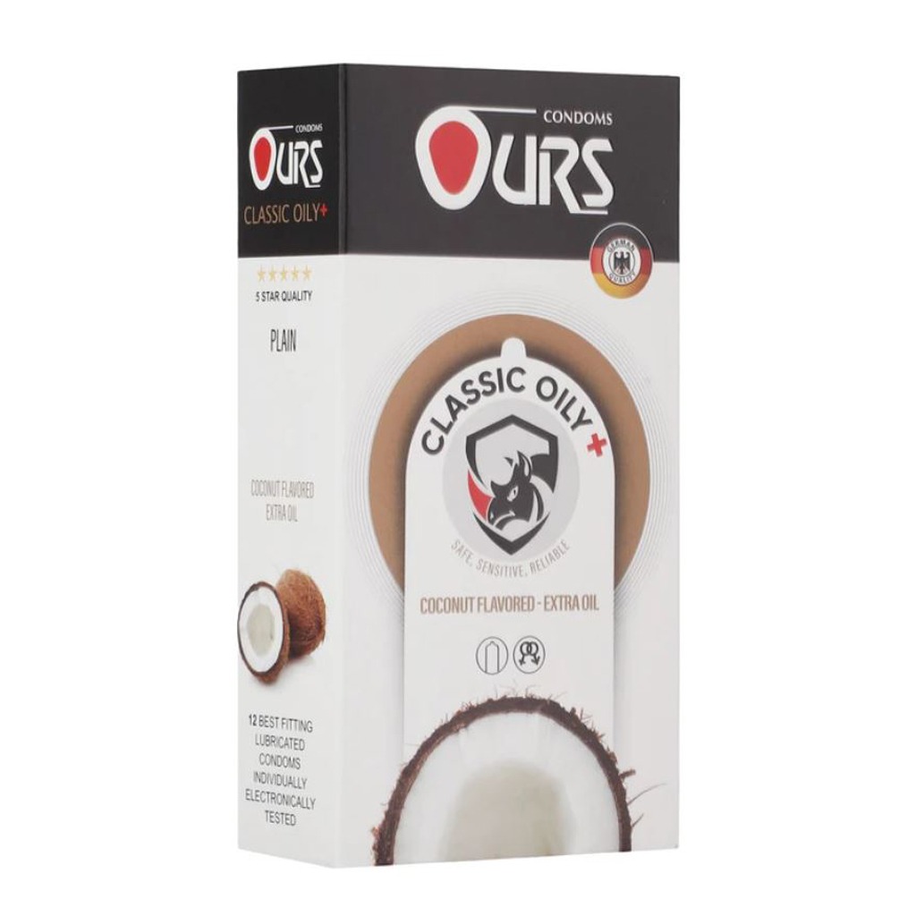 کاندوم کلاسیک روان اورز CLASSIC OILY بسته 12 عددی