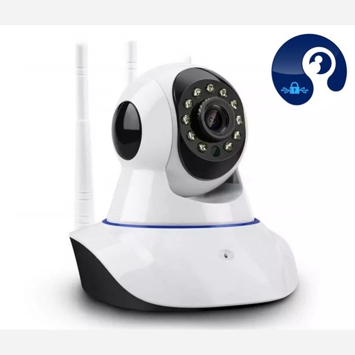 دوربین عروسکی بیبی کم سه آنتن چرخشی v380 pro(پس کرایه)جدید