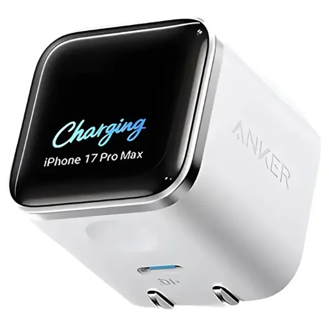 شارژر دیواری 45 وات انکر Anker مدل A121D با نمایشگر هوشمند قبل خرید استعلام بگیرید