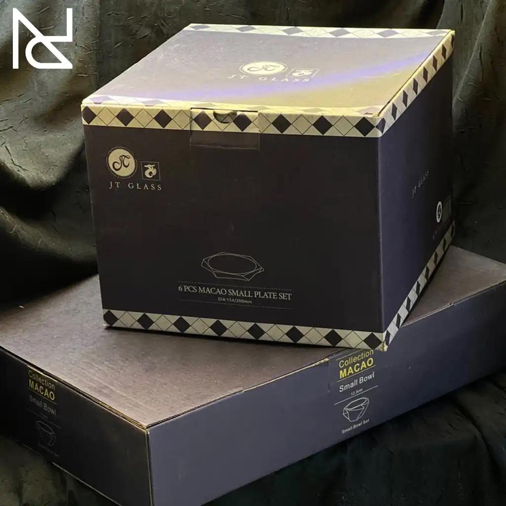 ست پیاله و پیش دستی طرح ماکائو