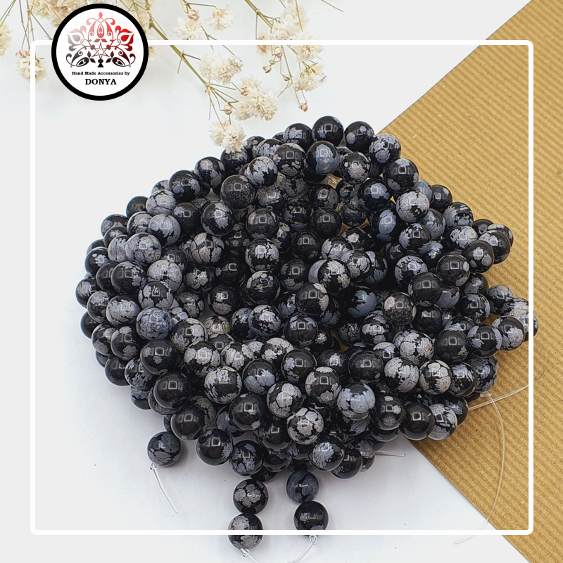 سنگ آبسیدین رگه دار سایز 8