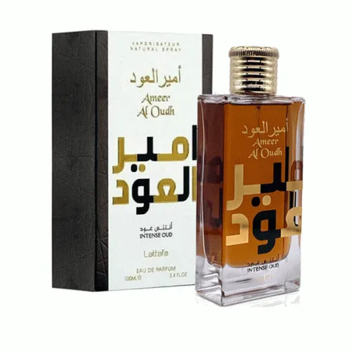ادکلن لطافه مدل امیرالعود اینتنس عود مشابه رایحه میسون مارژیلا بای د فایرپلیس 100 میل اورجینال