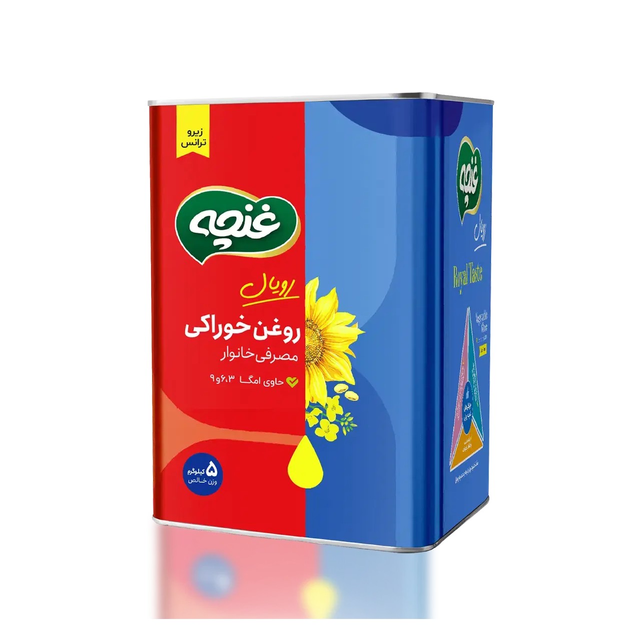 روغن جامد غنچه 5 کیلویی 