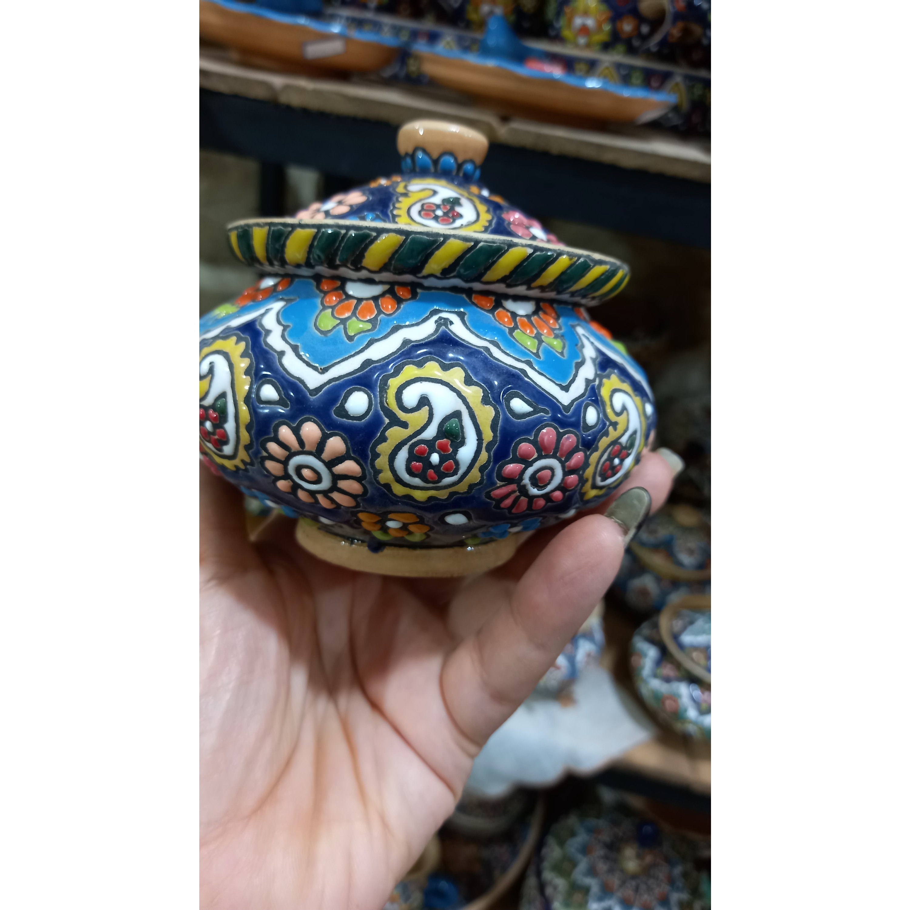 قندون میناکاری سفالیجدید
